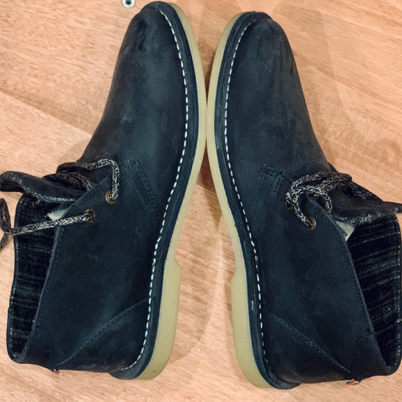 SUPERDRY Men’s Leather Rallie Boot - Size 10 - Picture 4 of 8